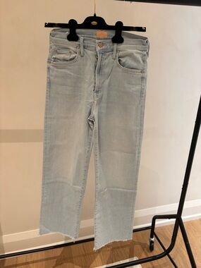 MOTHER Classic Light Blue Straight Jeans